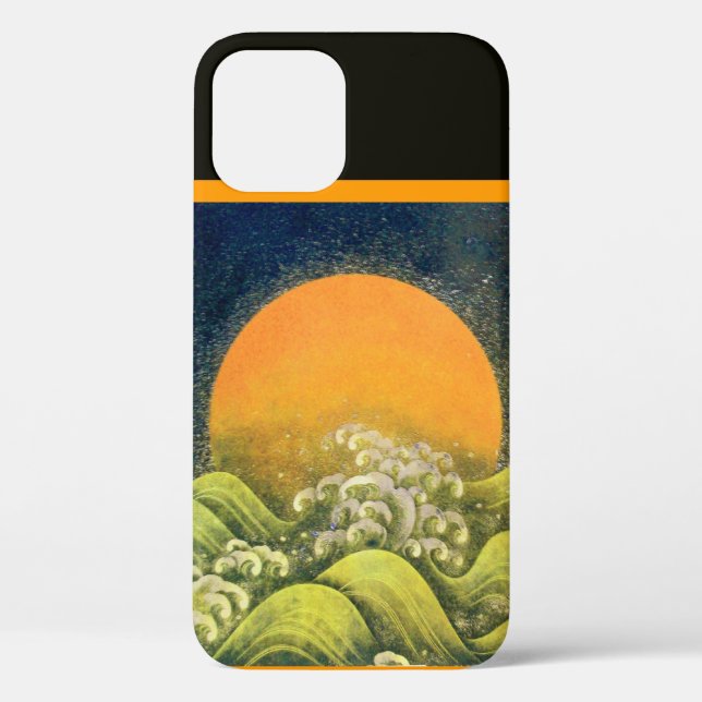 Coques Case-Mate iPhone AMETERASU, GODDESS SOLEIL Jaune Vert Noir (Verso)