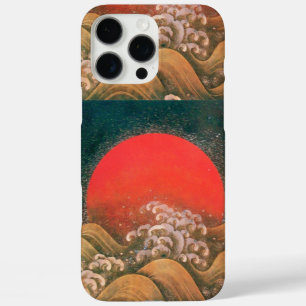 Coques iPhone 16 Pro Max AMETERASU, SUN GODDESS rouge brun noir