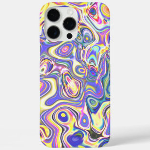 Coques iPhone 16 Pro Max Amethyst Multicolor Amoeba Motif