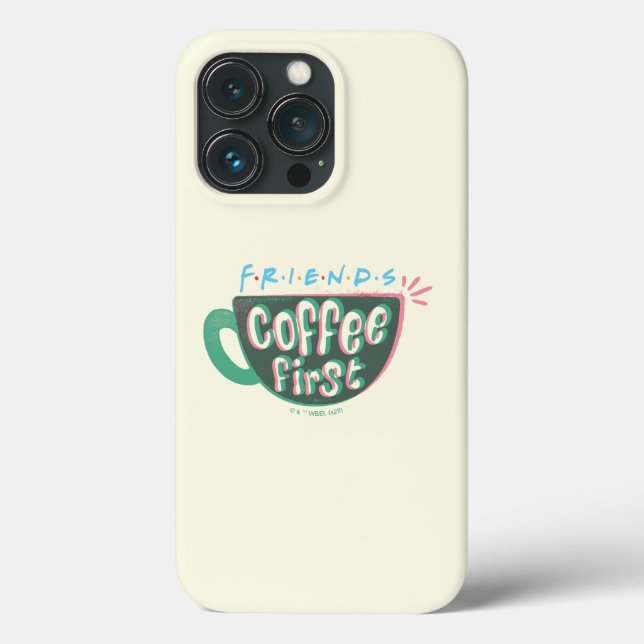 Coques Case-Mate iPhone AMIS™ | Café d'abord (Verso)