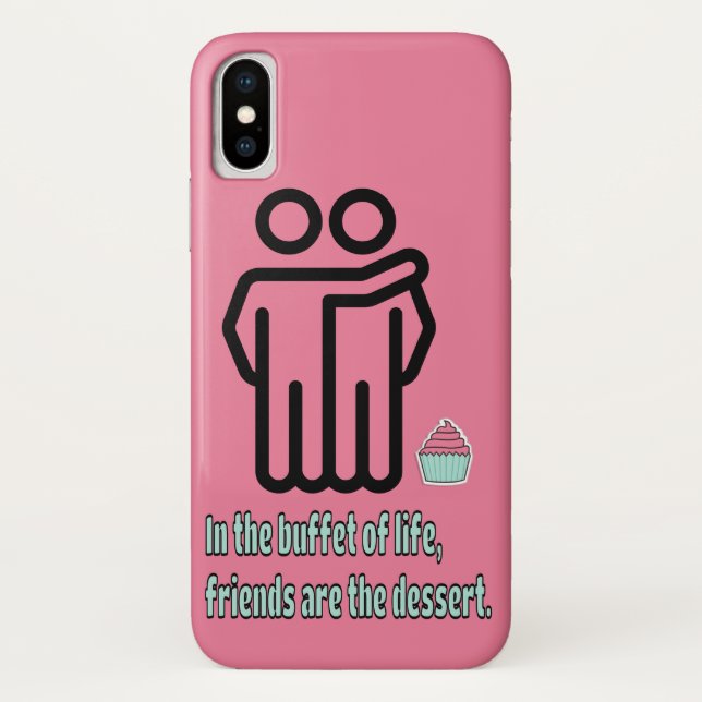 Coques Case-Mate iPhone Amis Coque-Mate à peine iPhone X (Dos)