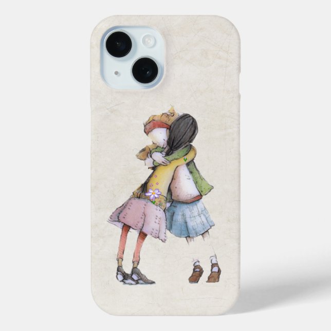 Coques Case-Mate iPhone Amis de l'aquarelle se bloquant (Verso)