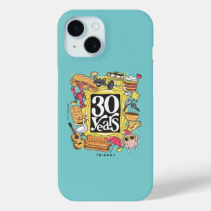 Coque Pour iPhone 15 AMIS™   Graphique de 30 ans