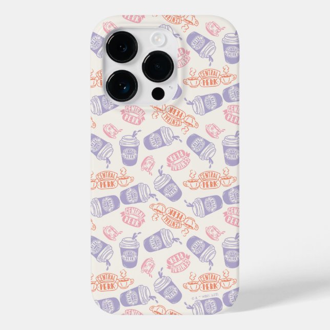 Coques Case-Mate iPhone AMIS™ | Pastel Central Perk Motif (Verso)
