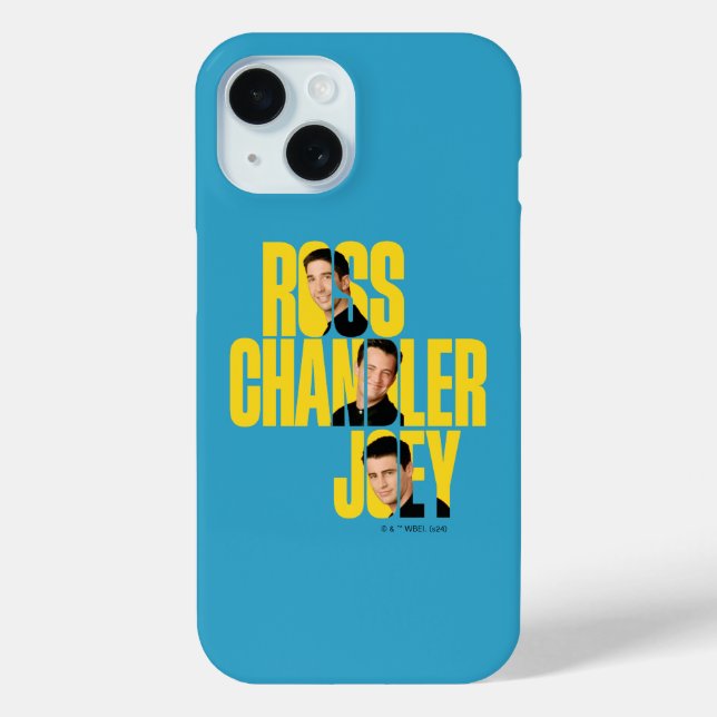 Coques Case-Mate iPhone AMIS™ | Ross, Chandler et Joey (Verso)