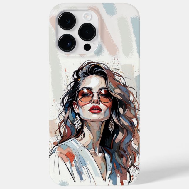 Coques Case-Mate iPhone AMITA | Soft Pastel Art Woman Phone Cases (Verso)