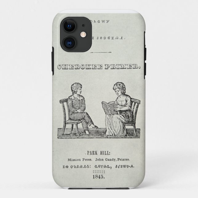 Coques Case-Mate iPhone Amorce cherokee, 1845 (gravure) (Dos)