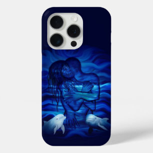 Coque iPhone 15 Pro Amour, acte de passion - paire avec paire de dauph