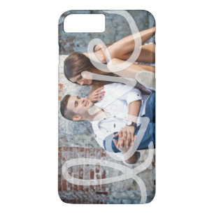 Coque iPhone 8 Plus/7 Plus "Amour" Ajouter votre photo