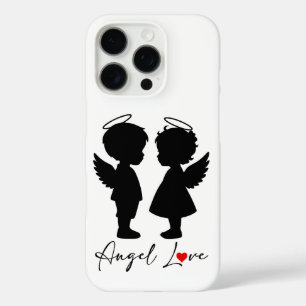 Coques iPhone 16 Pro Amour Ange – Conception de Couple d'Anges Mignons