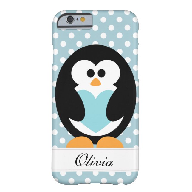 Coques Case-Mate iPhone Amour bleu de pingouin (Dos)