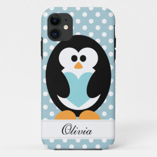 Coque Case-Mate Pour iPhone Amour bleu de pingouin