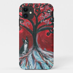 Case-Mate iPhone Case Amour d'arbre de Boston Terrier