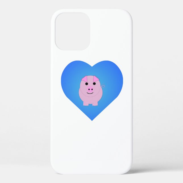 Coques Case-Mate iPhone Amour de Cochon Mignon (Verso)