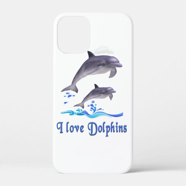 Coques Case-Mate iPhone Amour de dauphin (Verso)