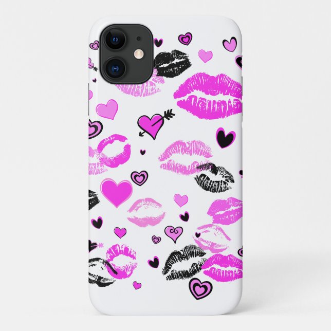 Coques Case-Mate iPhone amour et baisers (Dos)