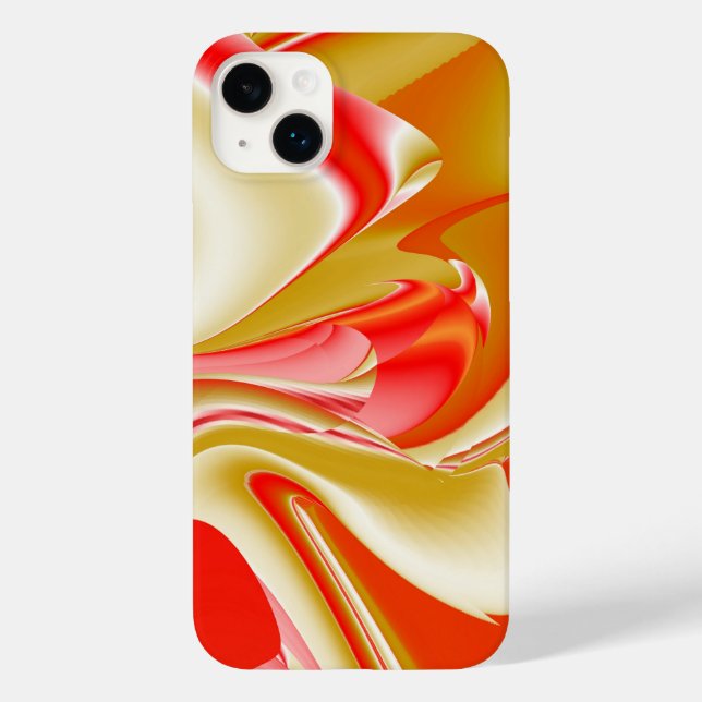 Coques Case-Mate iPhone Amour et Or Abstrait 3D Rainbowart (Verso)