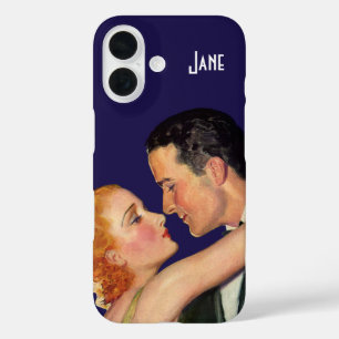 Coques iPhone 16 Amour et romance vintage, films rétro d'Hollywood