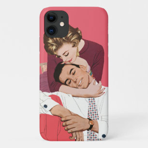Etui iPhone Case-Mate Amour et romance vintage, jeunes mariés en rose