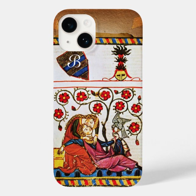 COQUES Case-Mate iPhone AMOUR ÉTERNEL PARCHEMIN MONOGRAMME (Verso)