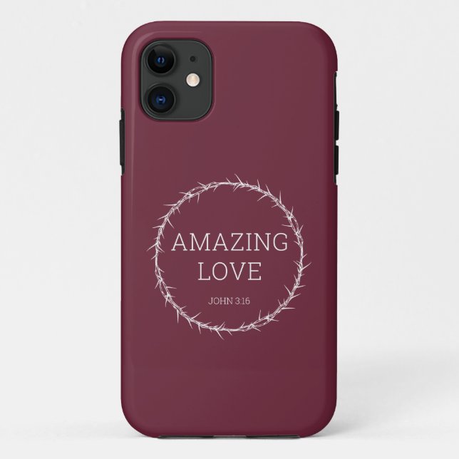 Coques Case-Mate iPhone Amour Extraordinaire - Jésus Christ Pâques Couronn (Dos)