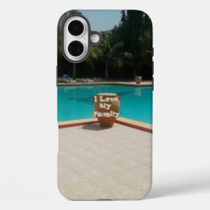Coques iPhone 16 Plus Amour frais du côté I de piscine de Hakuna Matata