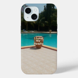 Coque Pour iPhone 15 Amour frais du côté I de piscine de Hakuna Matata