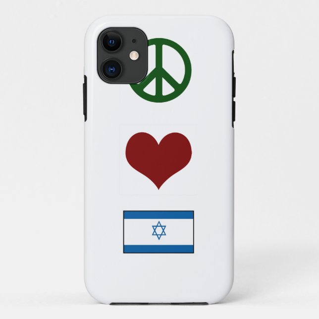 Coques Case-Mate iPhone Amour Israël de paix (Dos)