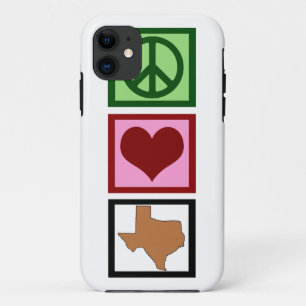Coque Case-Mate Pour iPhone Amour le Texas de paix