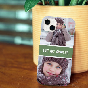 Case-Mate iPhone Case Amour Moderne Vous Grand-Mère 2 Photos Vert