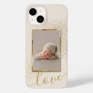 Coque Pour iPhone 14 AMOUR photo personnalisée