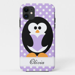 Case-Mate iPhone Case Amour pourpre de pingouin