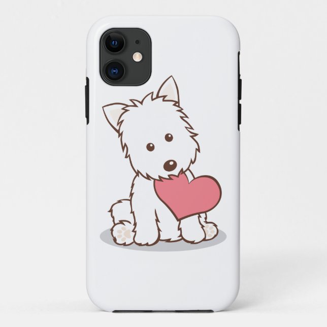 Coques Case-Mate iPhone Amour Westie (Dos)