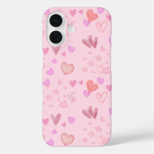 Coque Pour iPhone 16 Amoureux aux Pêches