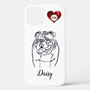 Case-Mate iPhone Case Amoureux de Bulldog Personnalisable Apple iPhone 1