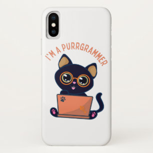 Case-Mate iPhone Case Amoureux de les chats Je suis un programmeur