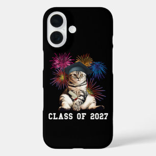 Coque Pour iPhone 16 Amoureux des chats de la promotion 2027