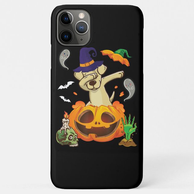 Coques Case-Mate iPhone Amoureux des chiens | Citrouille de plongée de chi (Dos)