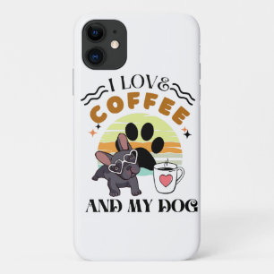 Case-Mate iPhone Case Amoureux du café - J'aime le café et mon chien