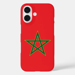 Coque Pour iPhone 16 Amoureux du Maroc Drapeau Marocain Football