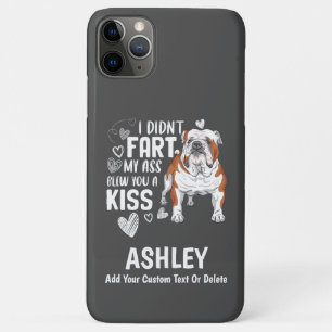Case-Mate iPhone Case Amusant anglais Bulldog panier Kiss Cool Amoureux 