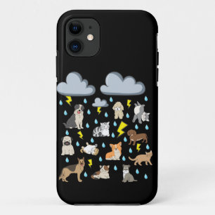 Case-Mate iPhone Case Amusant Anglais Idiom Pluie Chats et Chiens Chiens