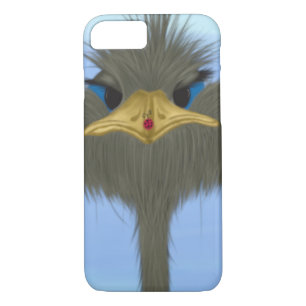 Coques Pour iPhone Amusant Ostrich George Et Mignonne Ladybug