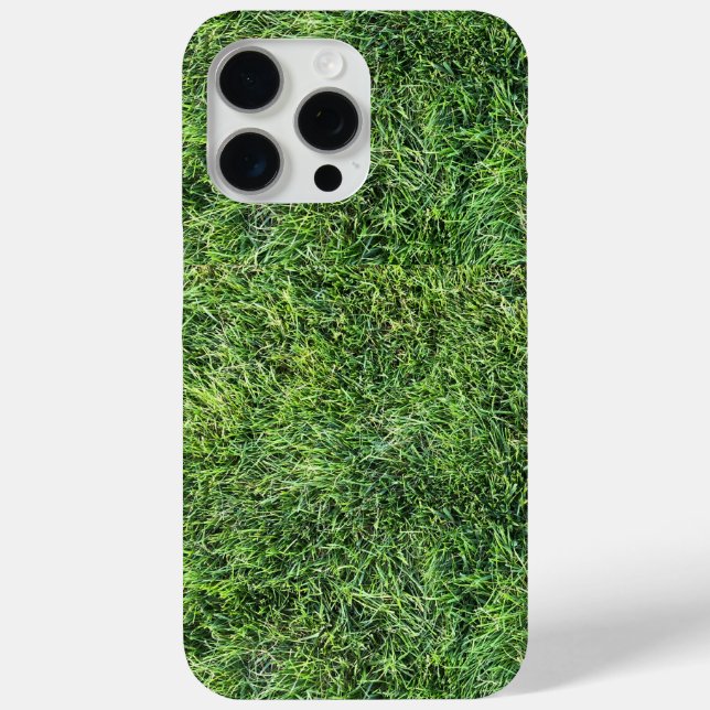 Coques Case-Mate iPhone Amusante herbe verte vraie texture photo motif pla (Verso)