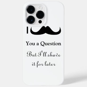 Coques Pour iPhone Amusement cool Je vous moustache une question Noir