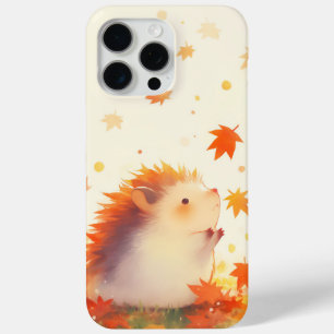 Coque iPhone 15 Pro Max Amusement d'automne du hérisson