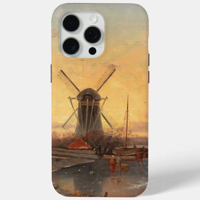 Coques Case-Mate iPhone Amusement Sur La Glace Jan Jacob Coenraad Spohler (Verso)