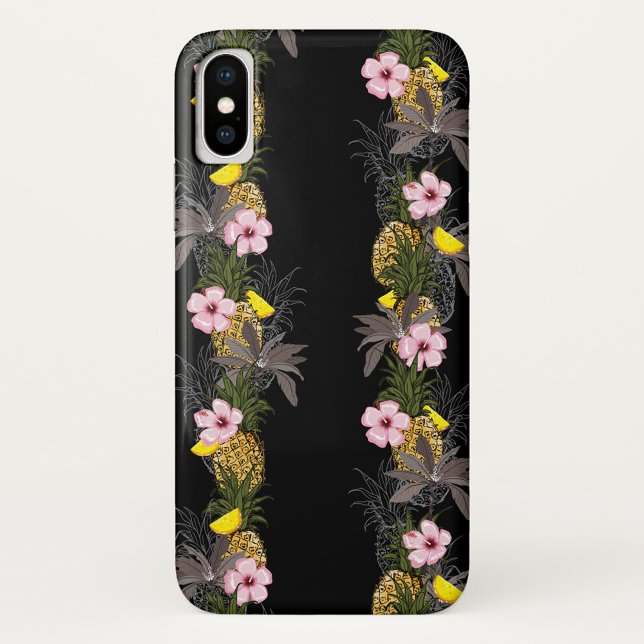 Coques Case-Mate iPhone Ananas ( The pattern is arranged in vertical stripes along the sides of the phone case.)