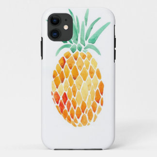 Coque iPhone 11 Ananas couleur eau