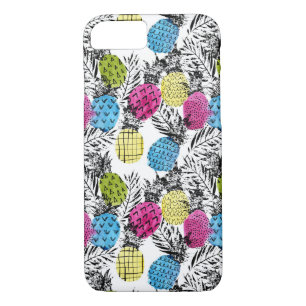 Coques Pour iPhone Ananas et palmettes d'art de bruit